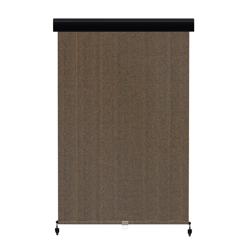 Rideau roulant d'extérieur rétractable, L 60 po x L 96 po, Moka