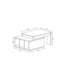 Table basse avec rangement Handler