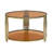 Glass Coffee Table With Shelf