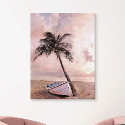 Beached Blush - Wrapped Canvas Print
