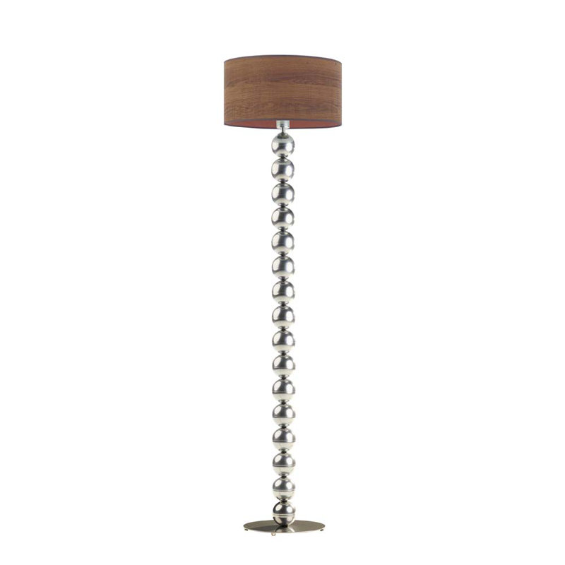 Lemasters 158cm Traditional Floor Lamp, Silver