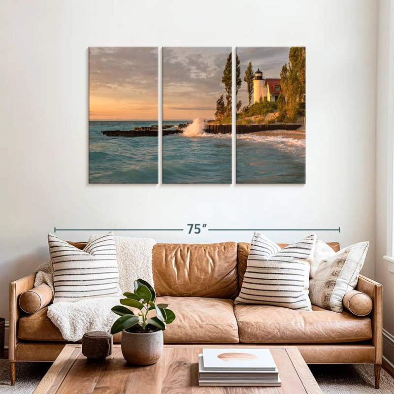 Phare Aletra Point Betsie, H 36 po x l 57 po