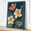 Flowers and Leaves Botanical 1 Piece Wrapped Canvas Wall Art-808770013-808770015