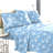 Flannel Damask Sheet Set-1885557149-1885557146