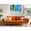 «Beach Ocean Blue Sky View From Window», reproduction sur toile-1295831547