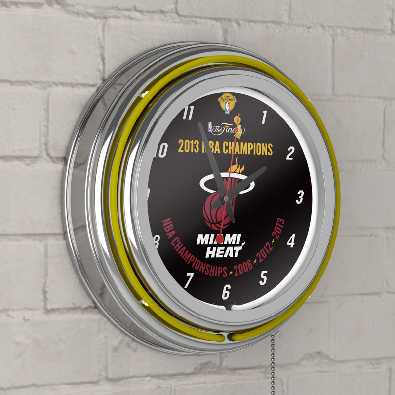 Horloge murale 14,5 po Miami Heat
