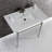 Kingston Brass Edwardian 37-Inch Ceramic Console Sink with Brass Legs-62257204-61166586