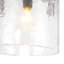 Luminaire suspendu noir 12 po avec verre d'eau transparent Eira-1530339998-1530339999