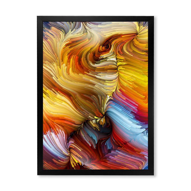Art mural moderne sur toile, H 20 po x l 12 po x P 1 po, Cadre photo noir