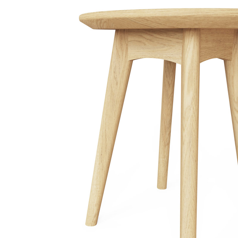 Claiborne Ash Round Wine Table