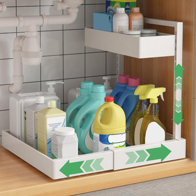 Steel Under Sink Organiser