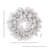 22" Snowy Acadia Cedar Wreath