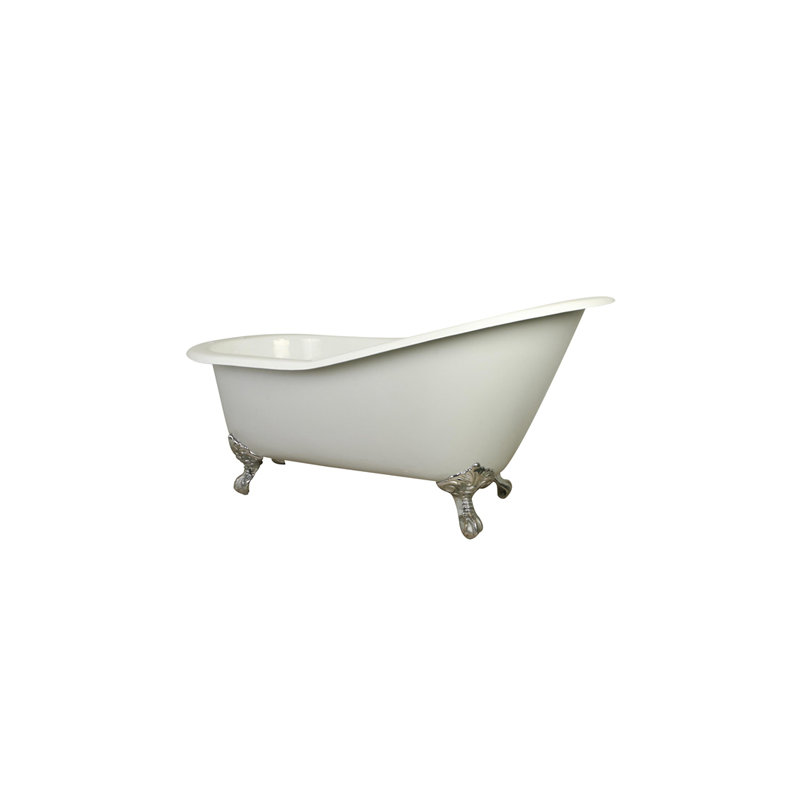 61" x 30" Soaking Bathtub, Chrome