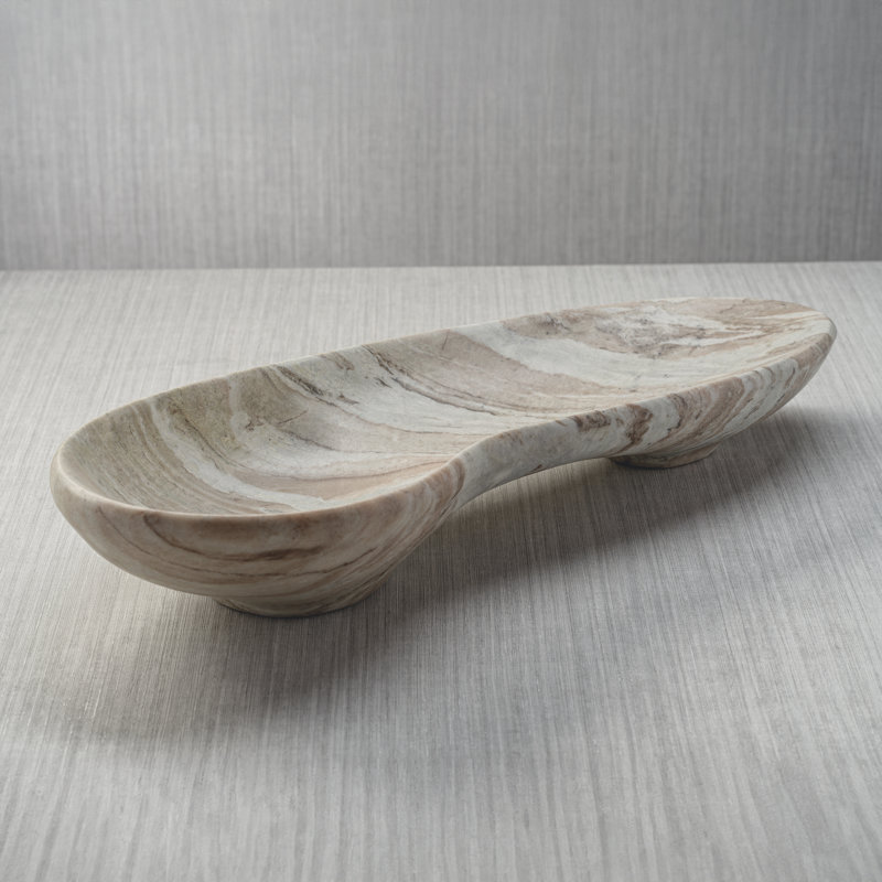 Zodax Altamura Marble Serving Bowl