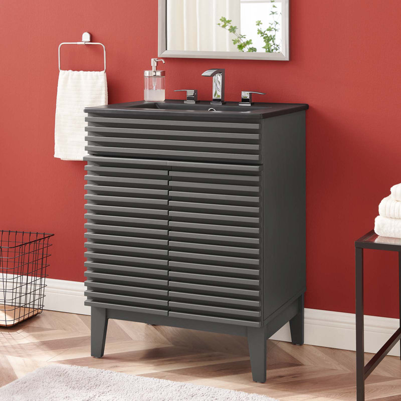 Render 24" Bathroom Vanity, Gray