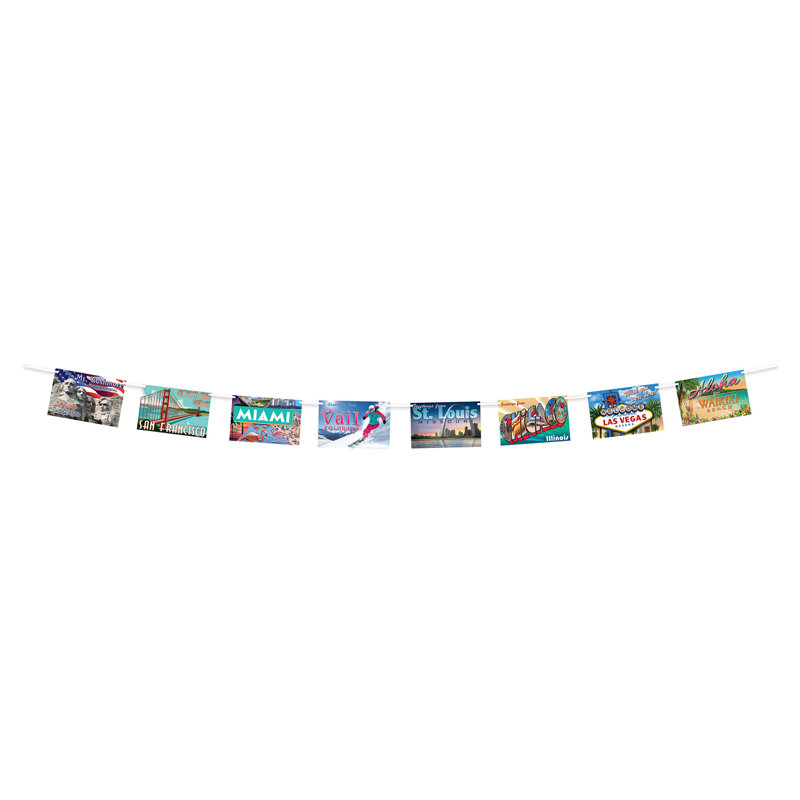 Travel America Postcard Streamer