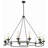 Ashantey 12 - Light Dimmable Wagon Wheel Chandelier
