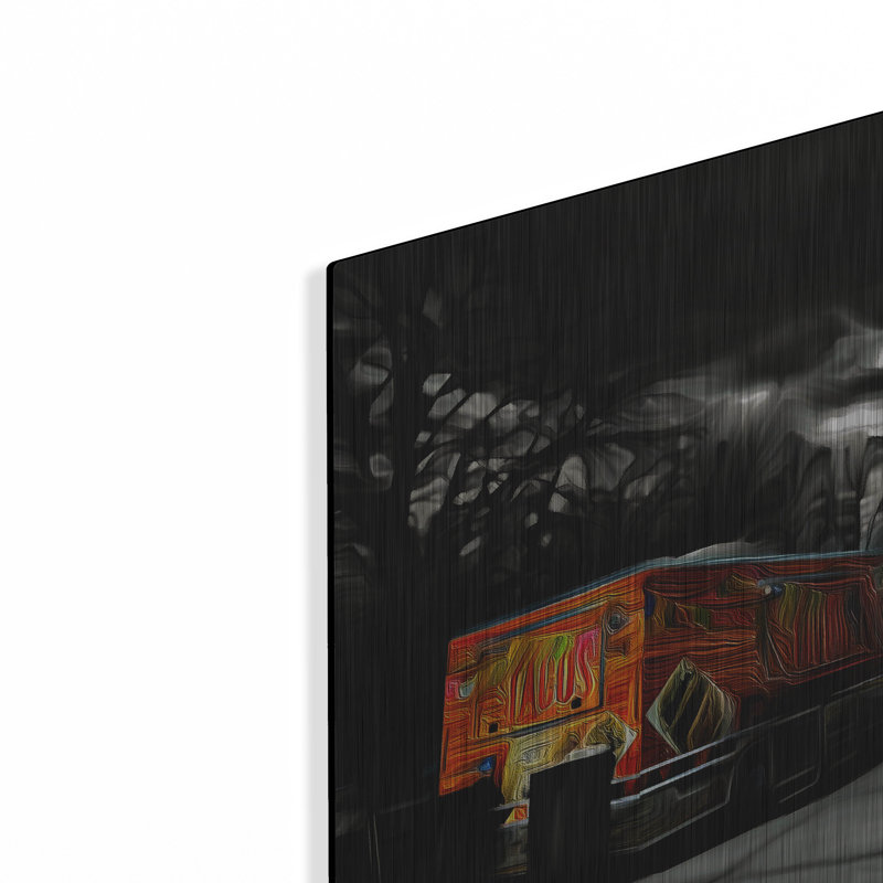 Art mural en métal luxueux «Chitaco» par Dante Plata, 16 po x 12 po, H 12 po x l 16 po