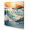 Teal Waves Fight II - Nautique et plage, reproduction d'art sur toile