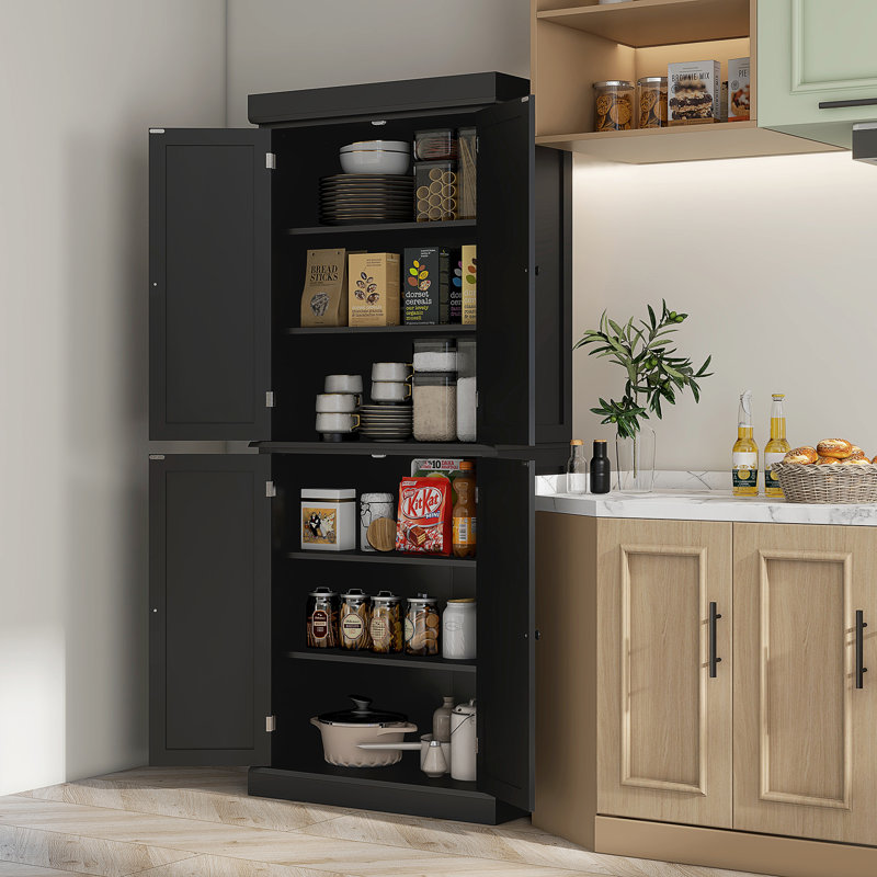 HOMCOM 72.5" Kitchen Pantry Storage Cabinet