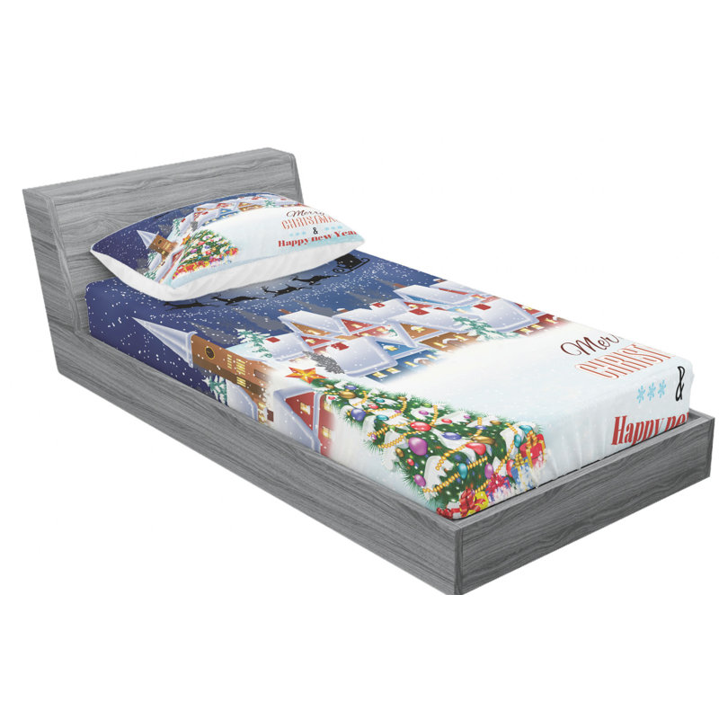 Microfiber Sheet Set, Twin XL Sheet Set with Fitted Sheet