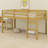 Sturdy Wooden Loft Bed with Ladder & Strong Slat Support-1663515508