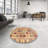 Wool Abstract Indoor Rug-518775514