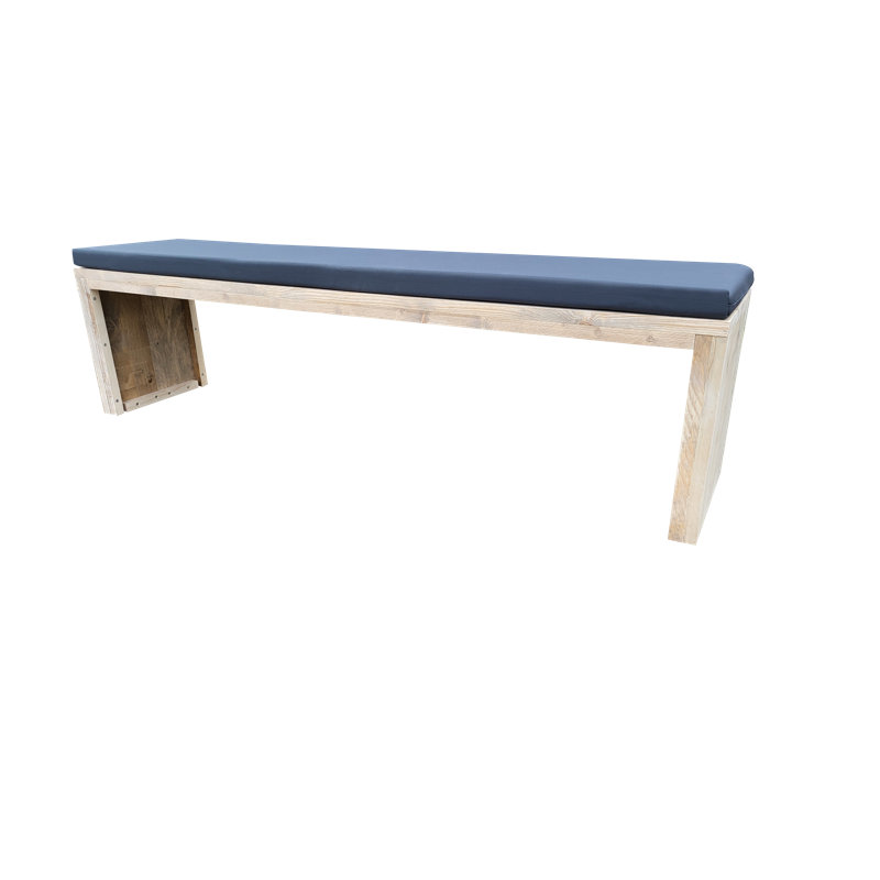 Murray Solid Wood Outdoor Bench, 50 cm H x 120 cm W x 38 cm D