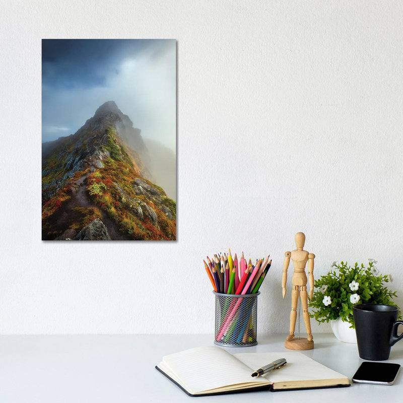 Misty Mountain by Lauri Lohi - Wrapped Canvas Print, 20.32 cm H x 30.48 cm W