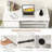 Computer Desk With Power Outlet Keyboard Tray And 3 Large Drawers-1944587404