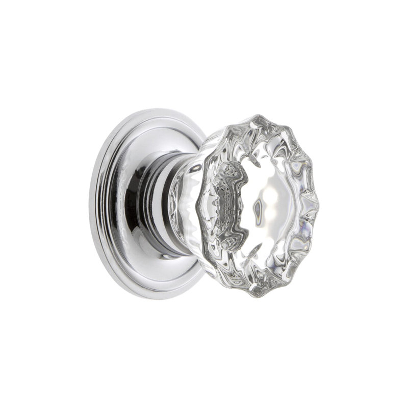 Versailles Round Knob, Bright Chrome