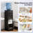 4-in-1 Black Free Standing Top Loading Water Dispenser With Ice Maker