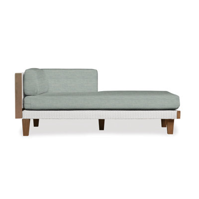 Catalina Outdoor Teak Chaise Lounge