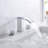 3 Hole Waterfall Bathroom Faucet, 8 Inch Widespread Bathroom Sink Faucet-65462631