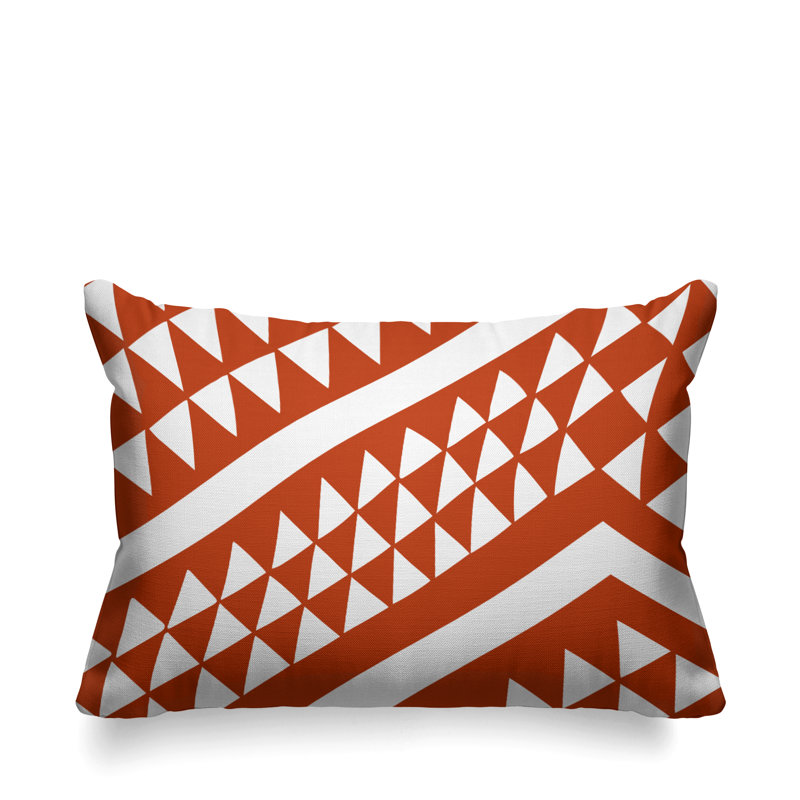 Housse de coussin d'extérieur carré et insert, Orange, 15 po x 15 po
