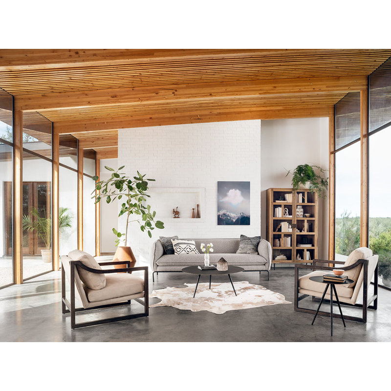 Mateo Handmade Cowhide Brown Rug