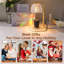Lampe chauffe-bougie en cristal avec minuterie et variateur, hauteur réglable pour la décoration intérieure, blanc perle-2022881373