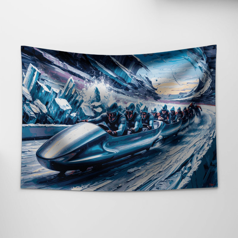 Tapisserie murale Sports, 88 po x 104 po