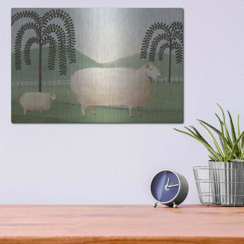 «Folk Farm I» par Regina Moore, H 12 po x l 16 po