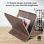 Solid Wood Free Standing Magazine Rack-789262856