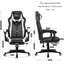 JR Knight Adjustable Armrest and Adjustable Headrest PC & Racing Game Chair-59205762