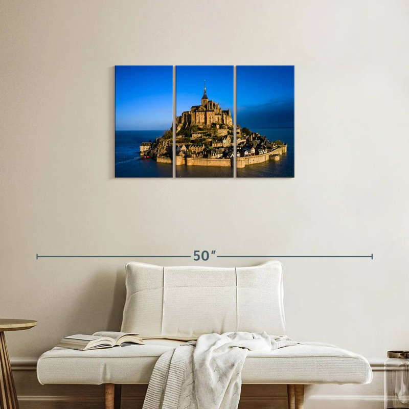 Île du Mont Saint-Michel, H 20 po x l 33 po