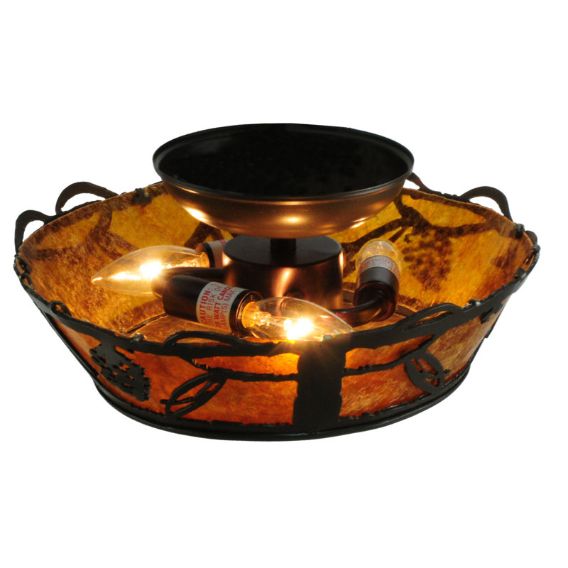 Whispering 3 - Light Semi Flush Mount