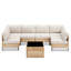 Ensemble de conversation modulaire 7 pièces Boho
