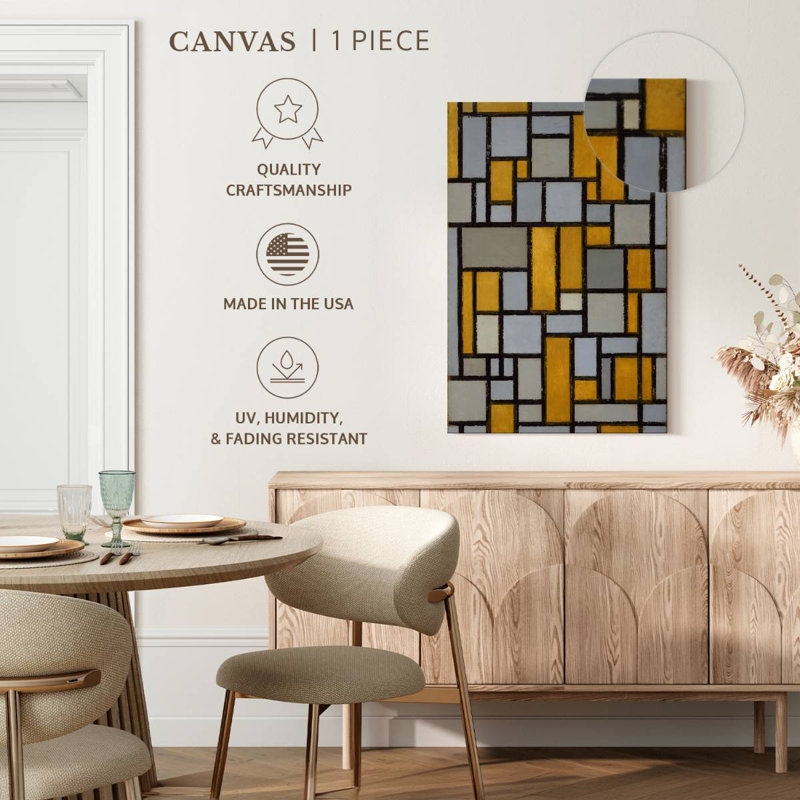 Composition avec grille Avery 1, H 51 po x l 34 po