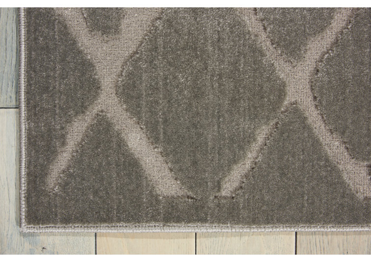Gleam Geometric Area Rug in Gray