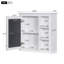 Ensemble de meuble-lavabo autoportant de 30 po avec lavabo supérieur, armoire de rangement de salle de bain avec 2 tiroirs et un tiroir basculant-320990111