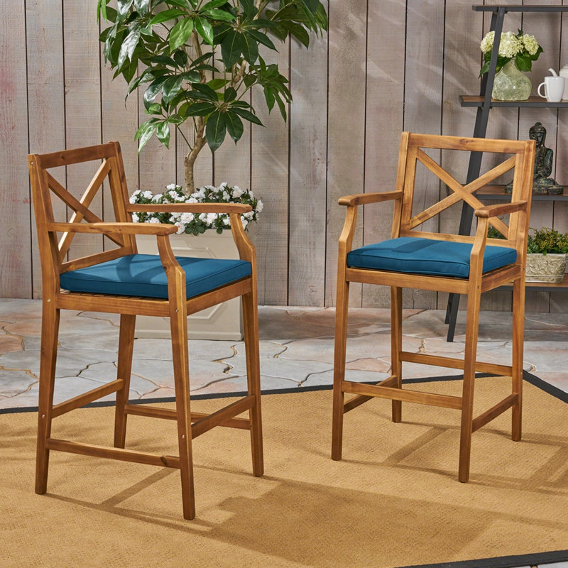 Tabouret Perla, Bleu