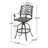 Cast Aluminium SWIVEL BAR STOOL