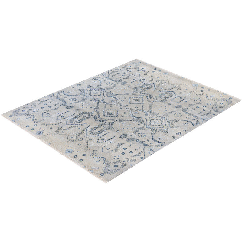 Overdyed One-of-a-Kind 8' 1" X 10' 2" Hand Knotted Area Rug